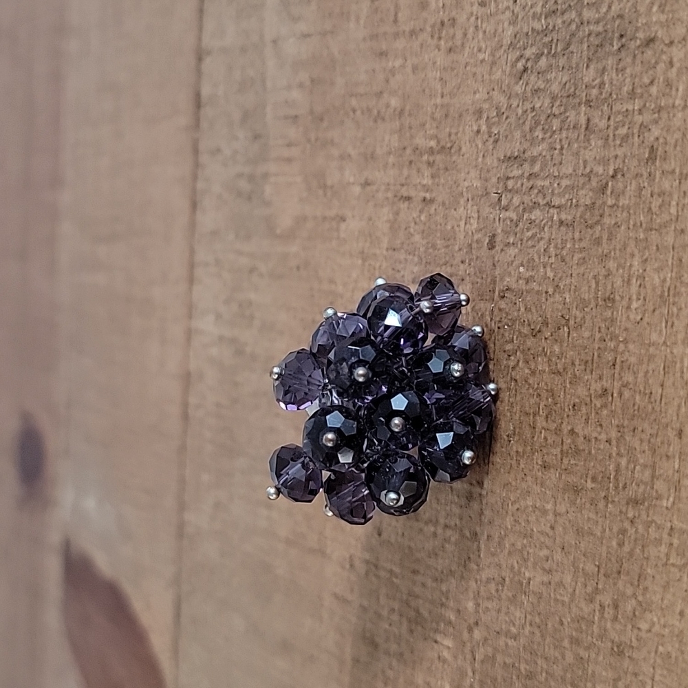 Purple Cluster Ring - image 6